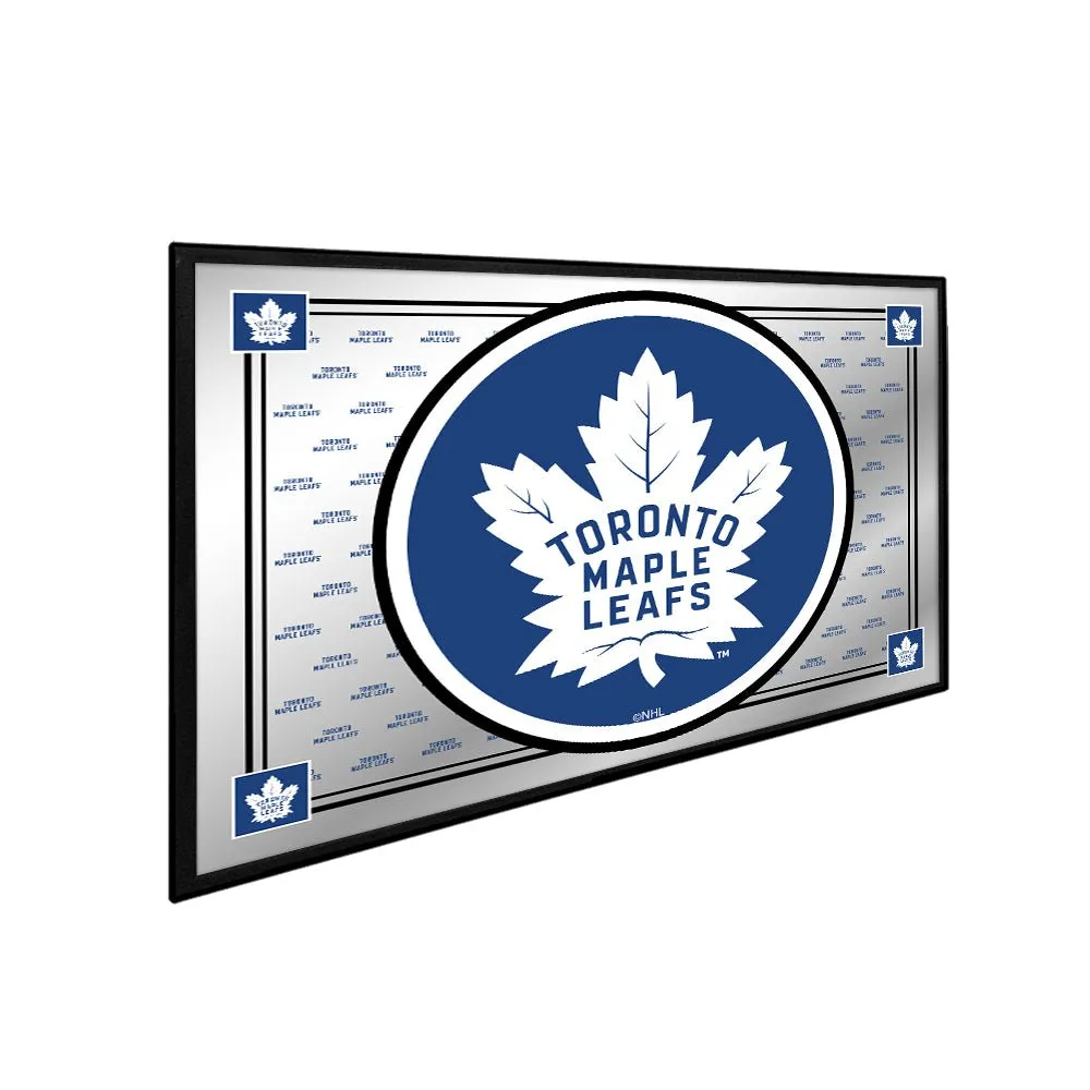 Toronto Maple Leafs: Team Spirit - Framed Mirrored Wall Sign