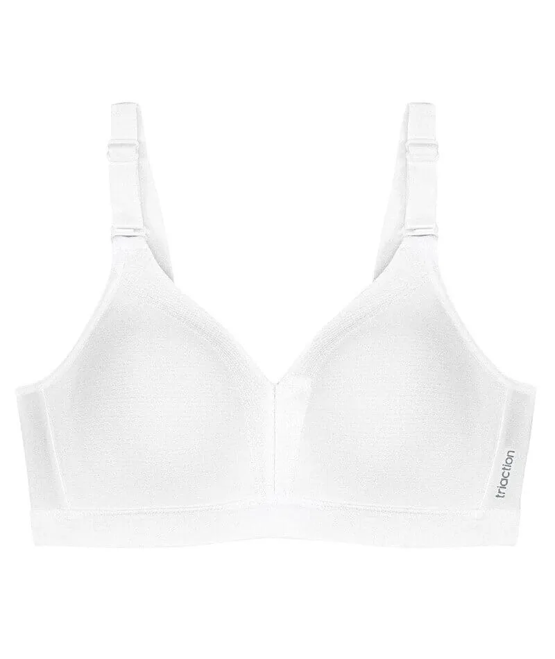 Triumph Triaction Wellness Wire-free Sports Bra - White