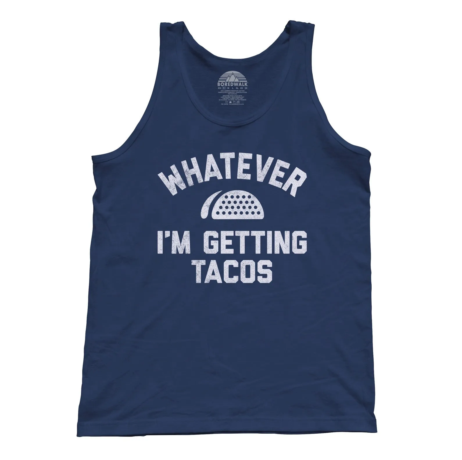 Unisex Whatever I'm Getting Tacos Tank Top