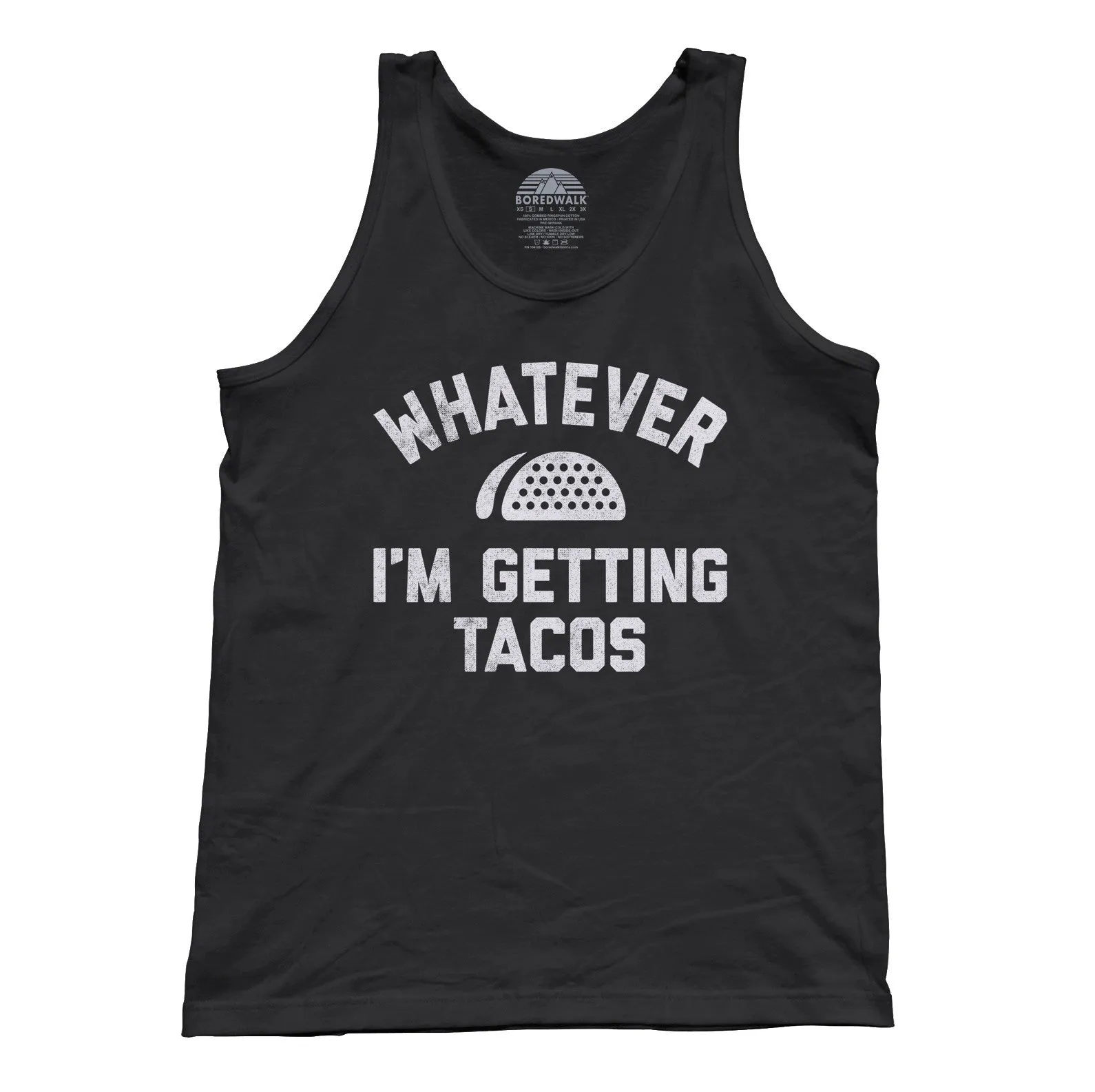 Unisex Whatever I'm Getting Tacos Tank Top