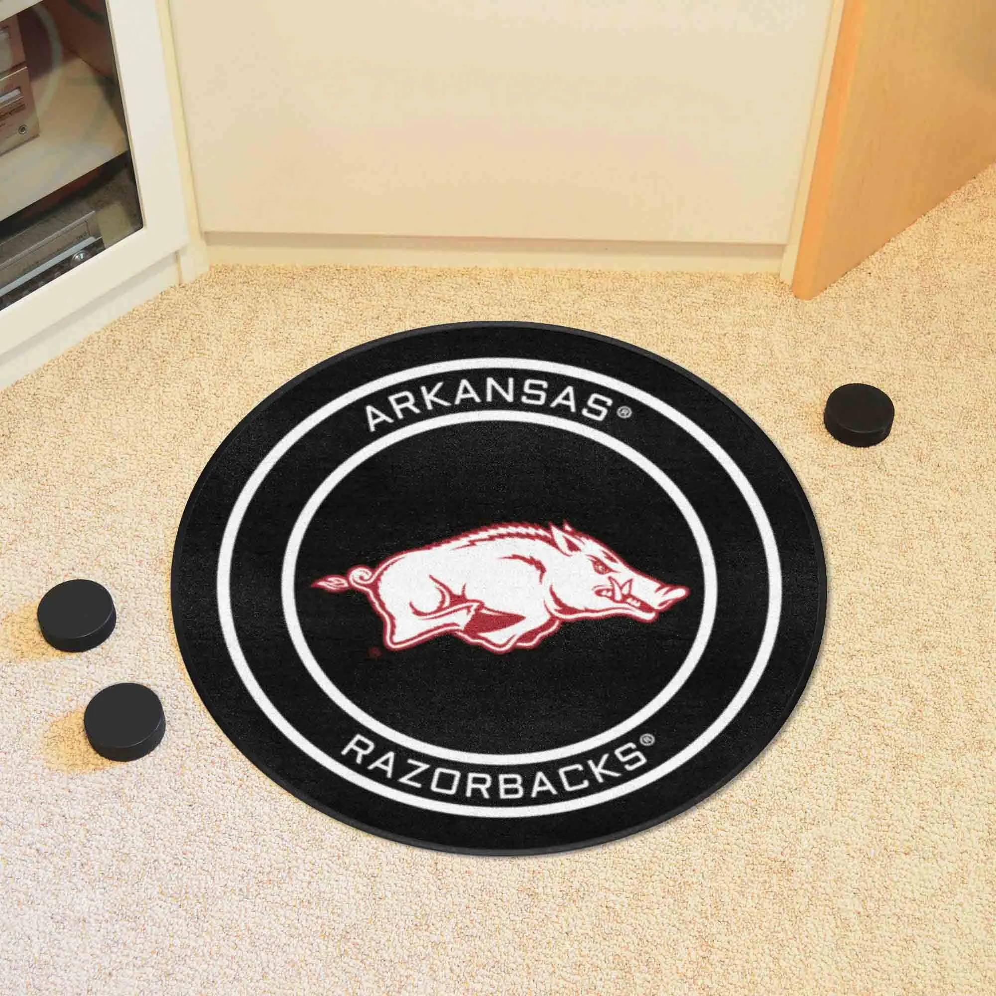 University of Arkansas Puck Mat