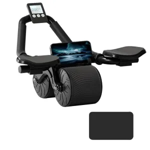 Uota Ab Roller Wheel with Elbow Support, Automatic Rebound Abdominal Wheel,Ab Roller for Abdominal Exercise Machine,Abs Workout Equipment,Trainer Fitness Belly Training for Men & Women