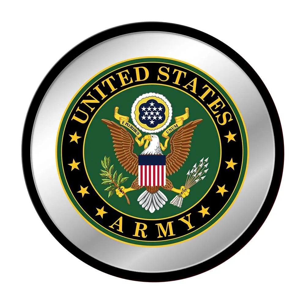 US Army Army: Seal - Modern Disc Mirrored Wall Sign