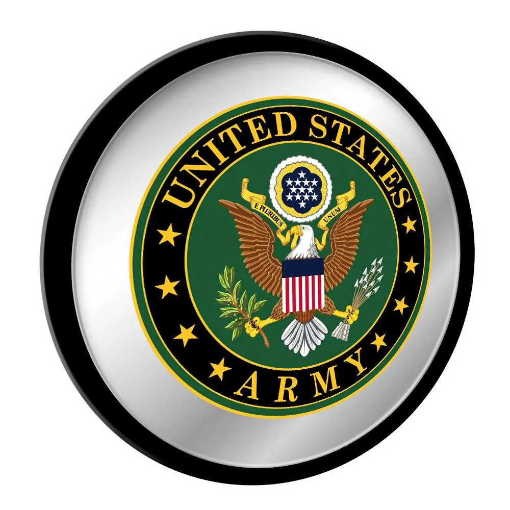 US Army Army: Seal - Modern Disc Mirrored Wall Sign