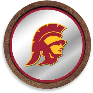 USC Trojans: Mascot - "Faux" Barrel Top Mirrored Wall Sign