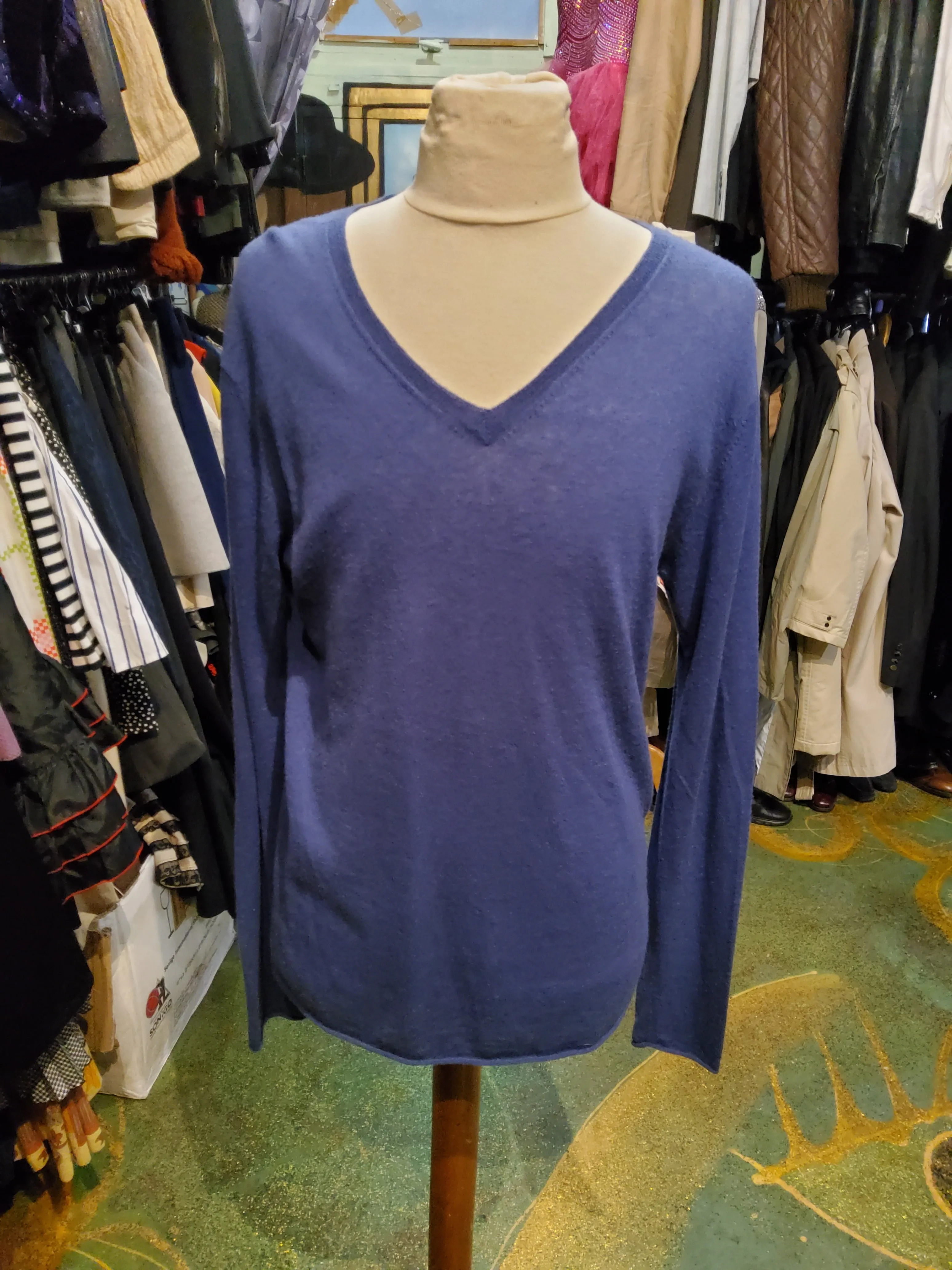 V-neck sweater