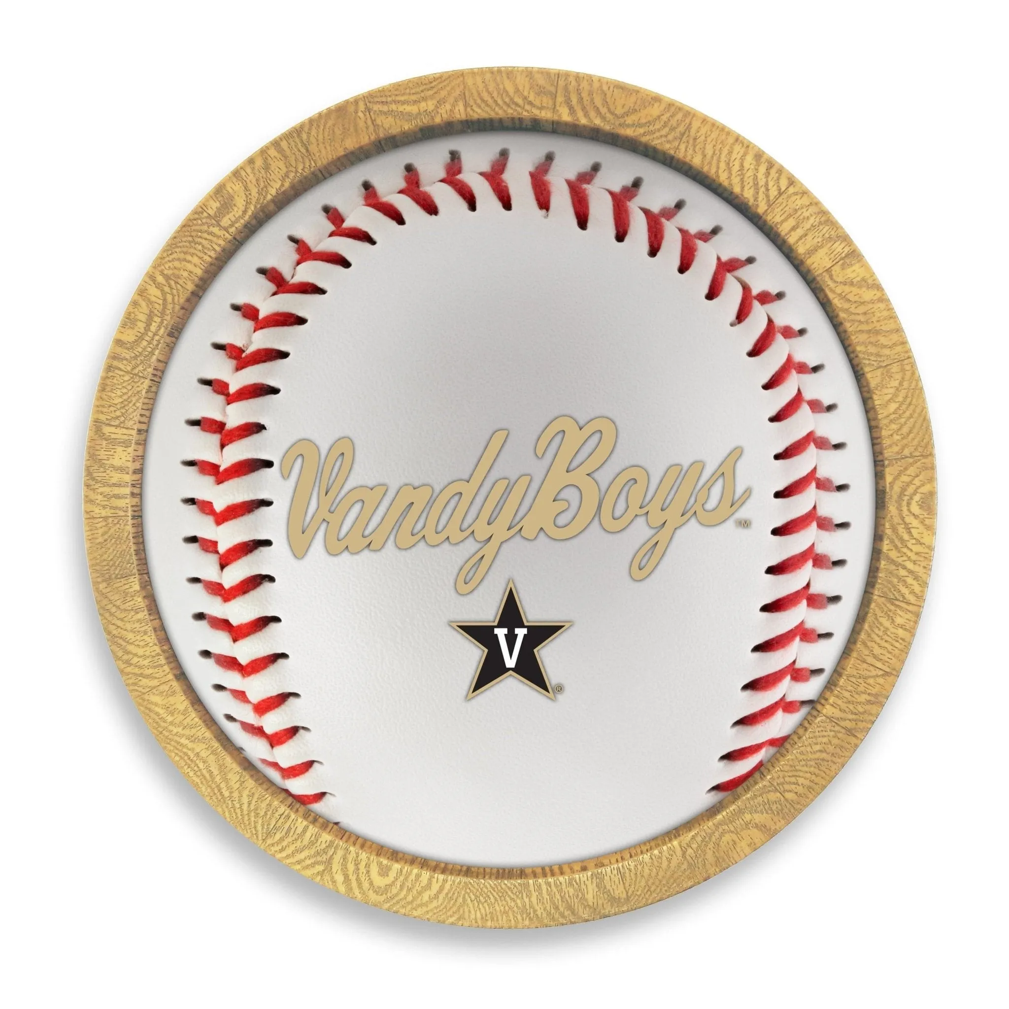 Vanderbilt Commodores: Vandy Boys - "Faux" Barrel Frame Sign