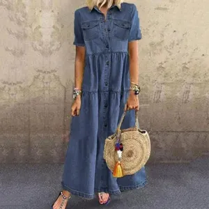 Vanessa | Elegant Denim Dress