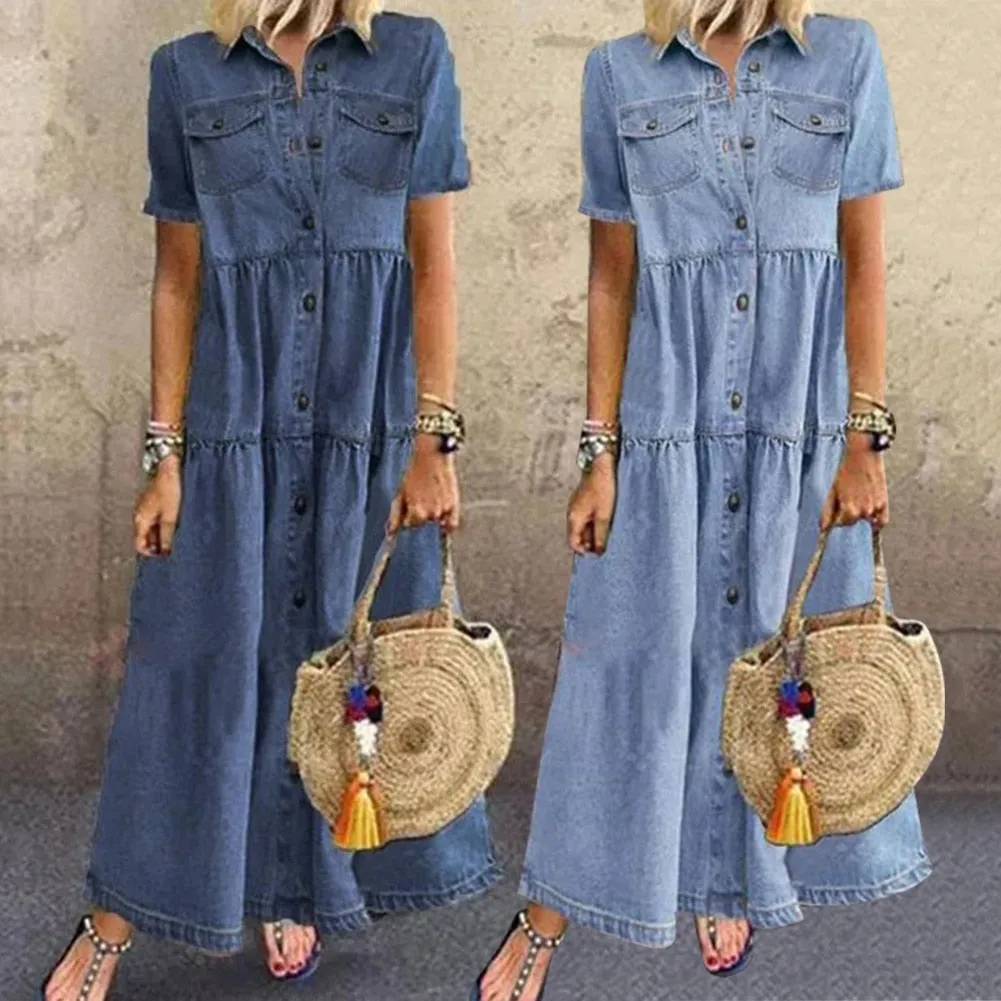 Vanessa | Elegant Denim Dress