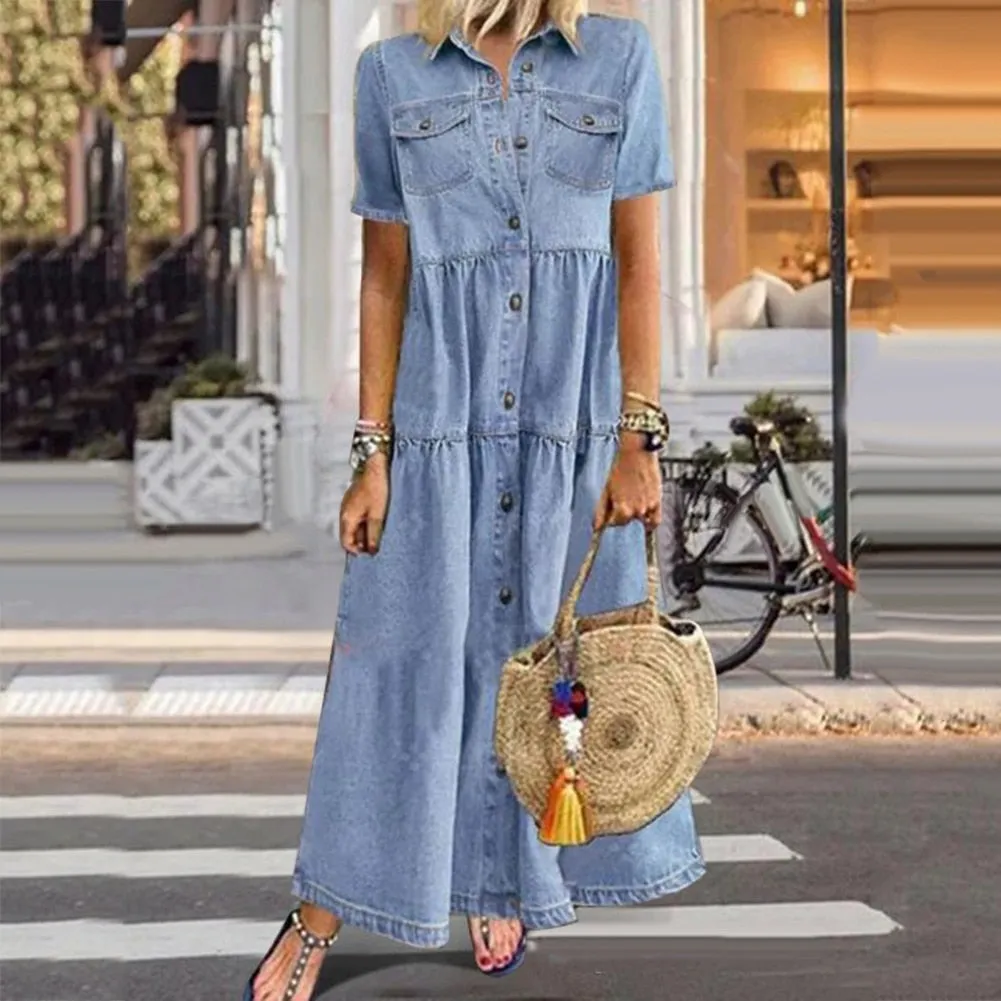 Vanessa | Elegant Denim Dress
