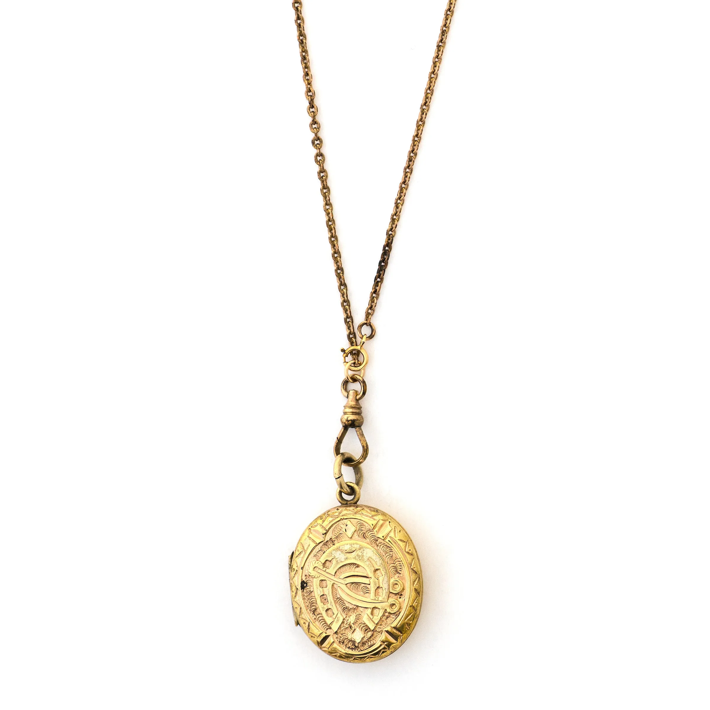 Victorian Horseshoe & Spur Locket