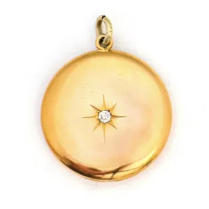 Victorian Starburst Antique Locket