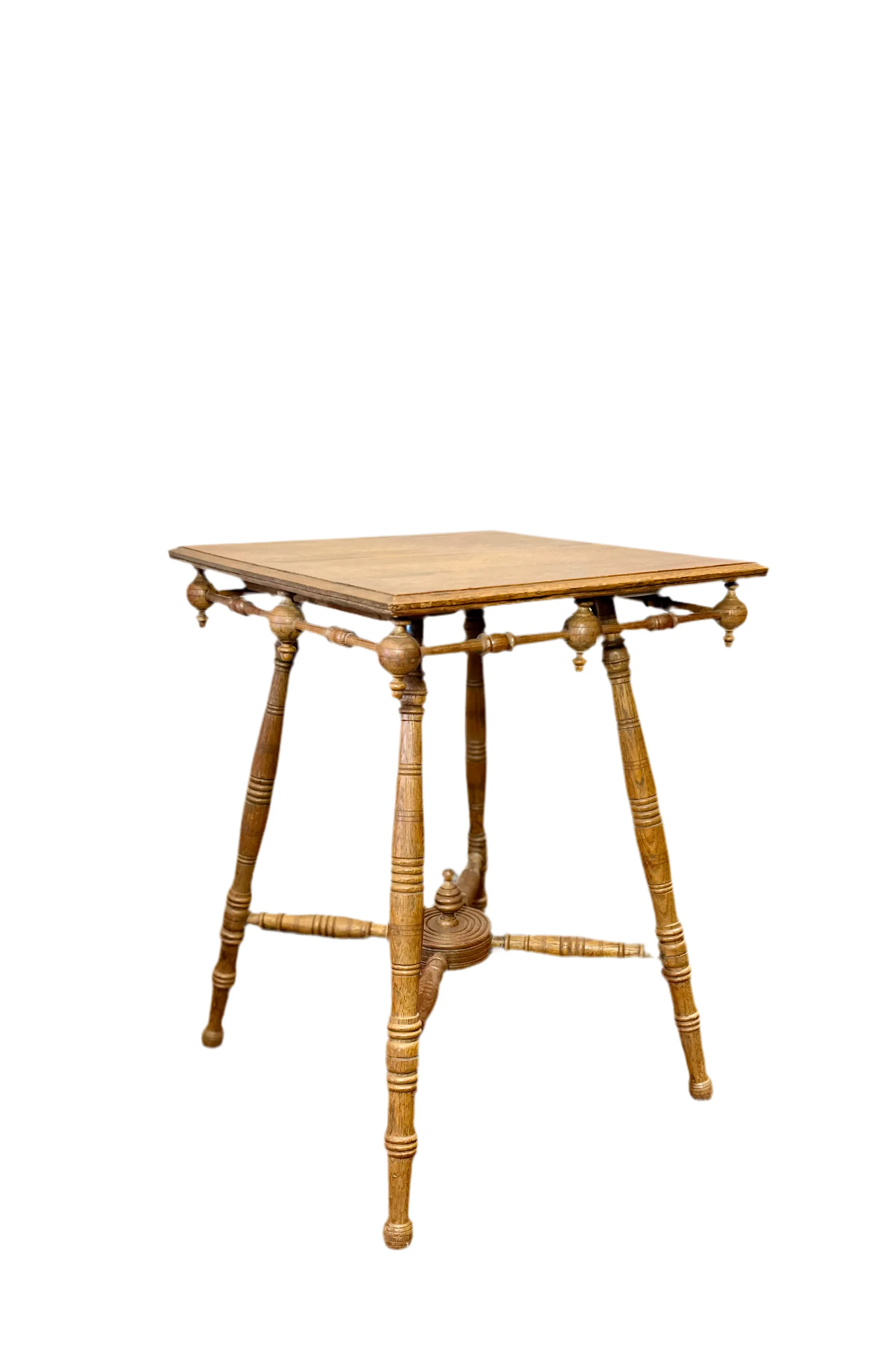 Vintage Carved Wood Parlor Table