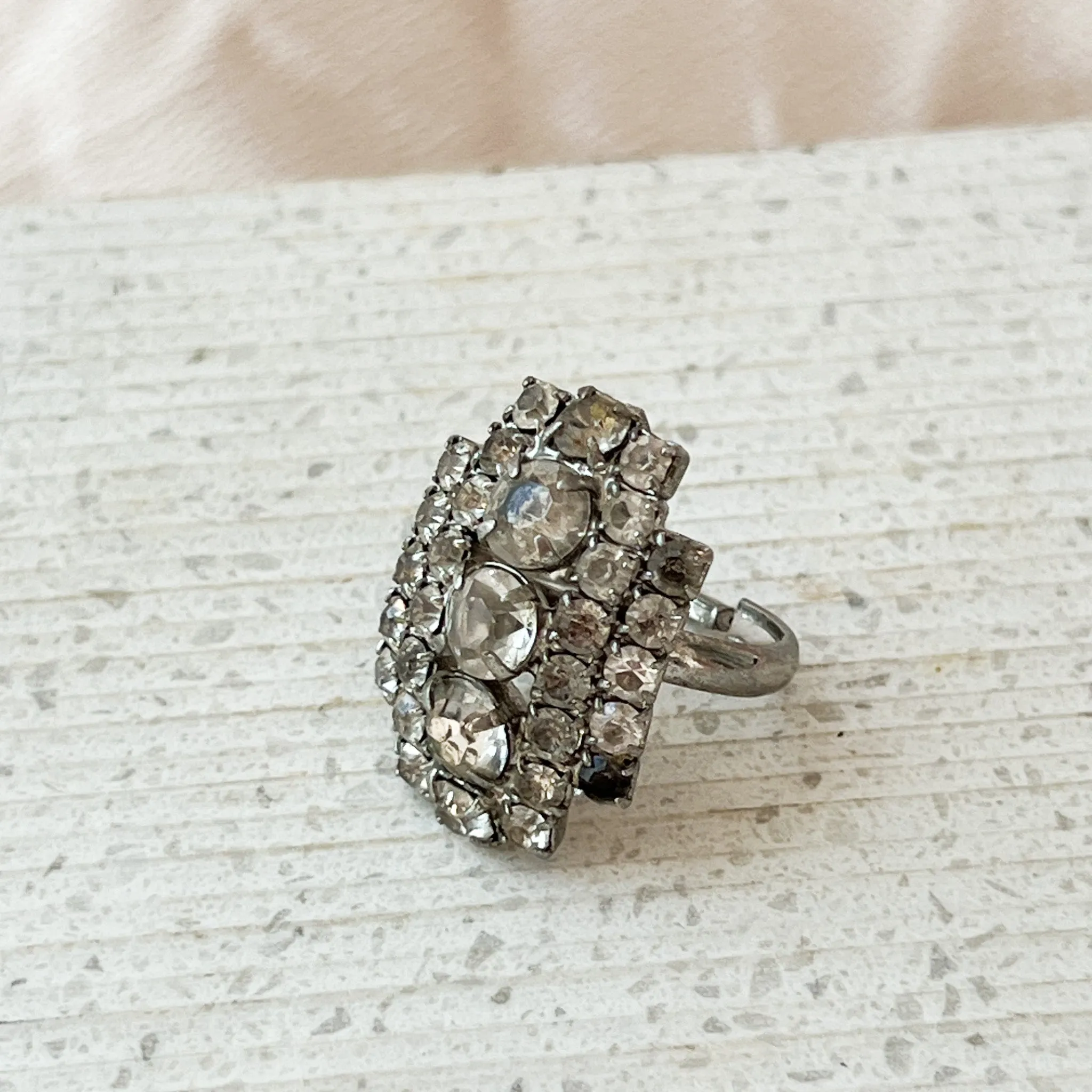 Vintage Deco Glam Ring