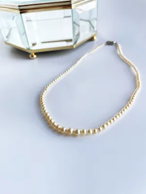 Vintage Faux Pearl Necklace