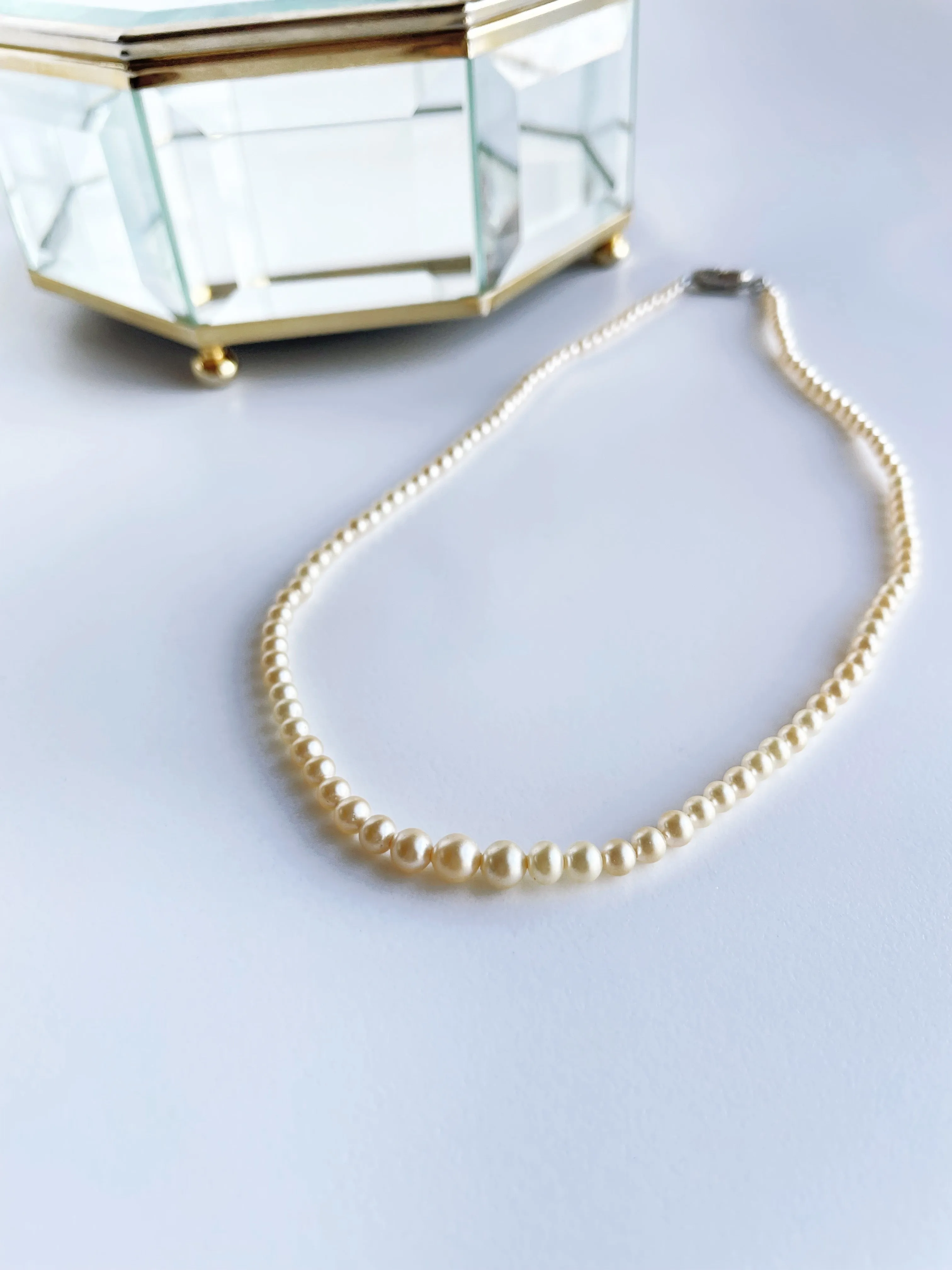 Vintage Faux Pearl Necklace