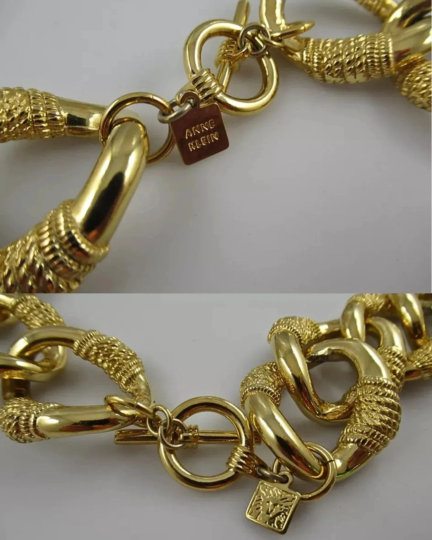 Vintage Gold Link Necklace