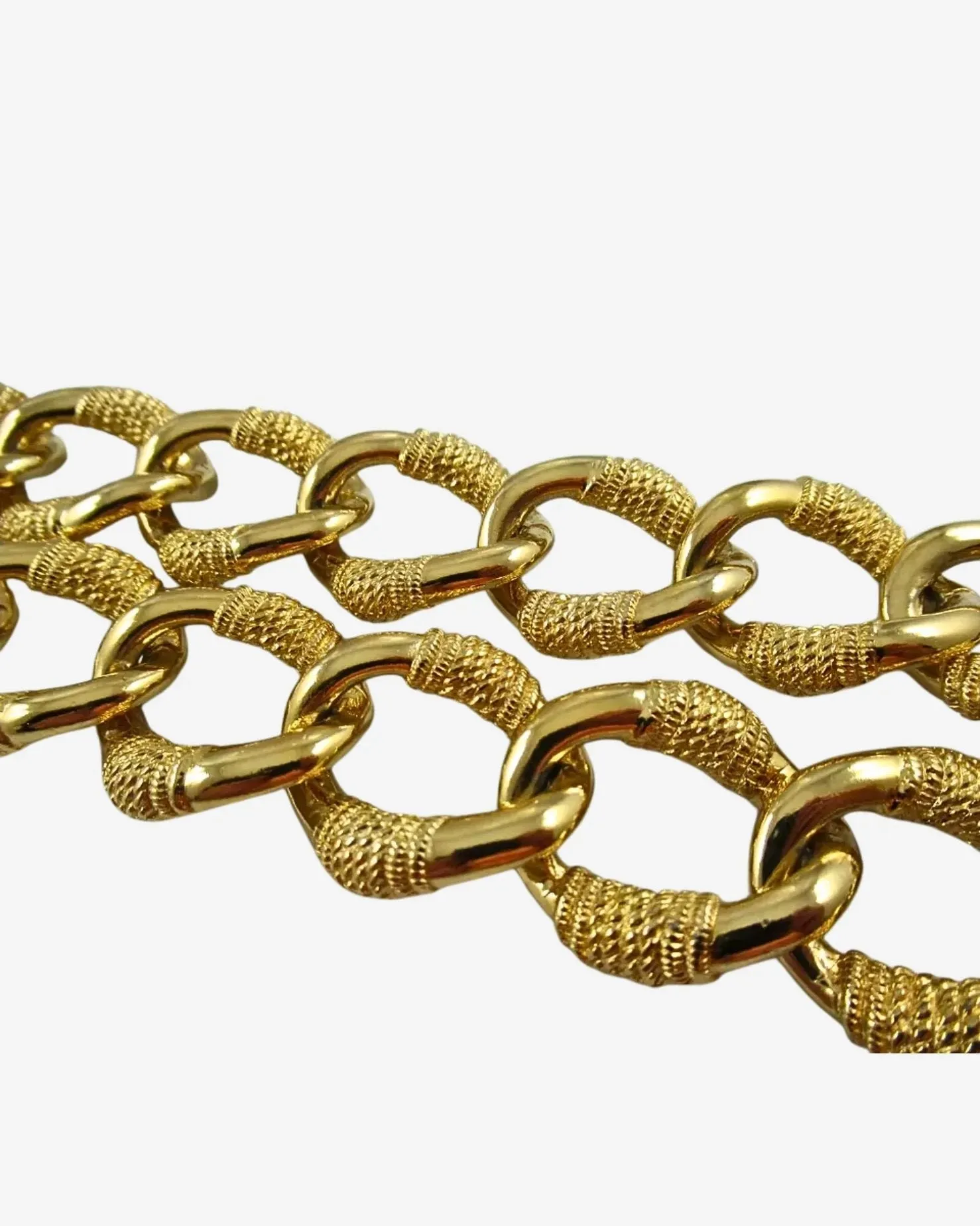 Vintage Gold Link Necklace