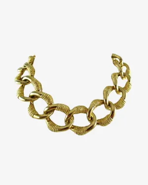 Vintage Gold Link Necklace