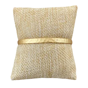 Vintage Hammered Small Gold Bangle
