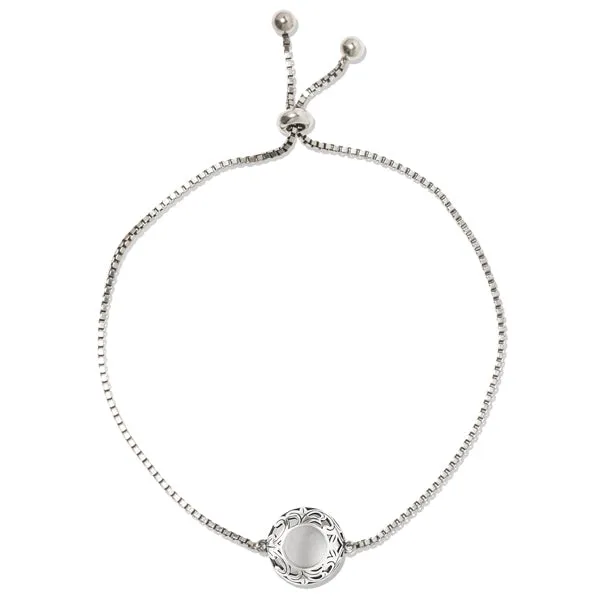 Vintage Lace Sterling Silver Slider Bracelet