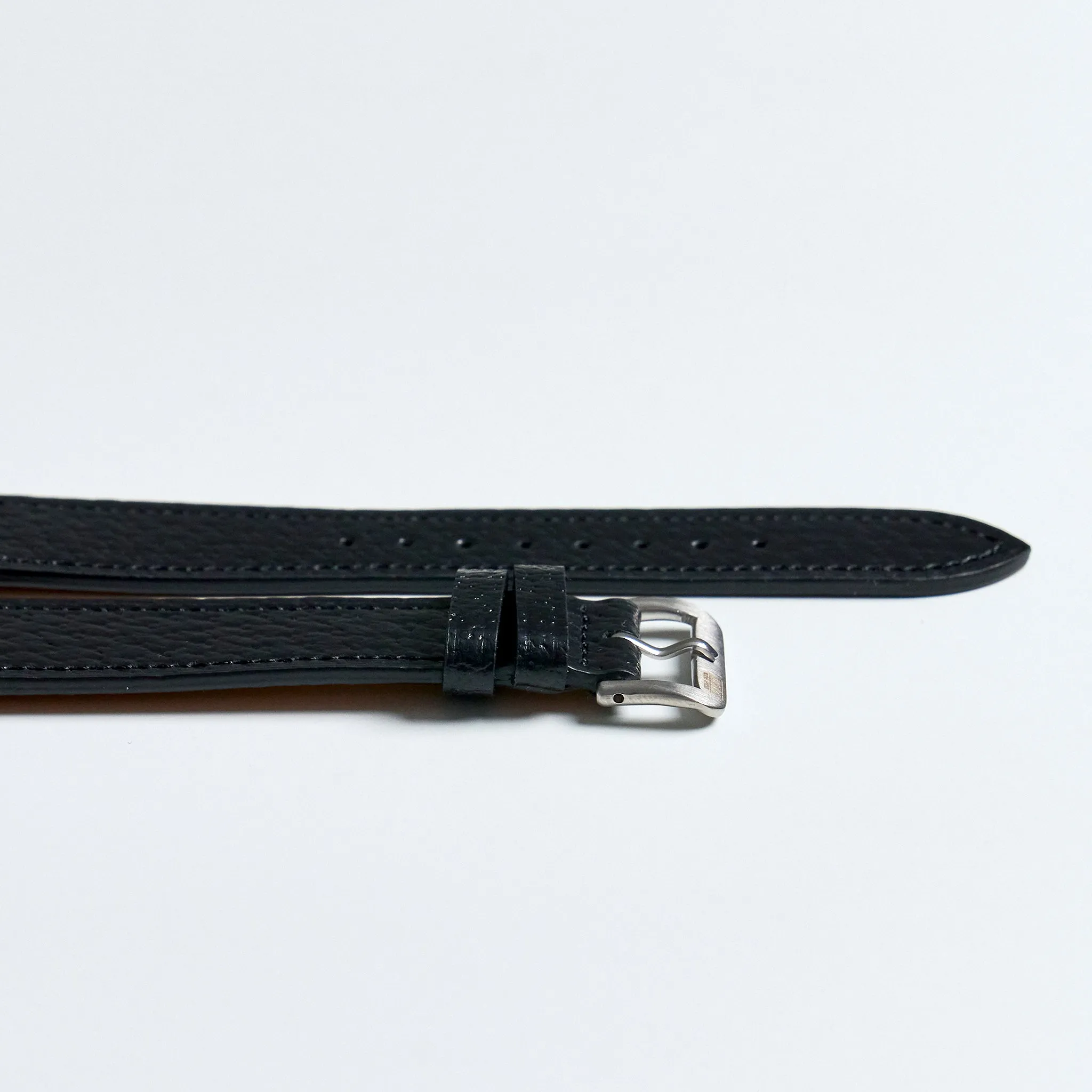 VINTAGE PIGSKIN BLACK STANDARD STRAP