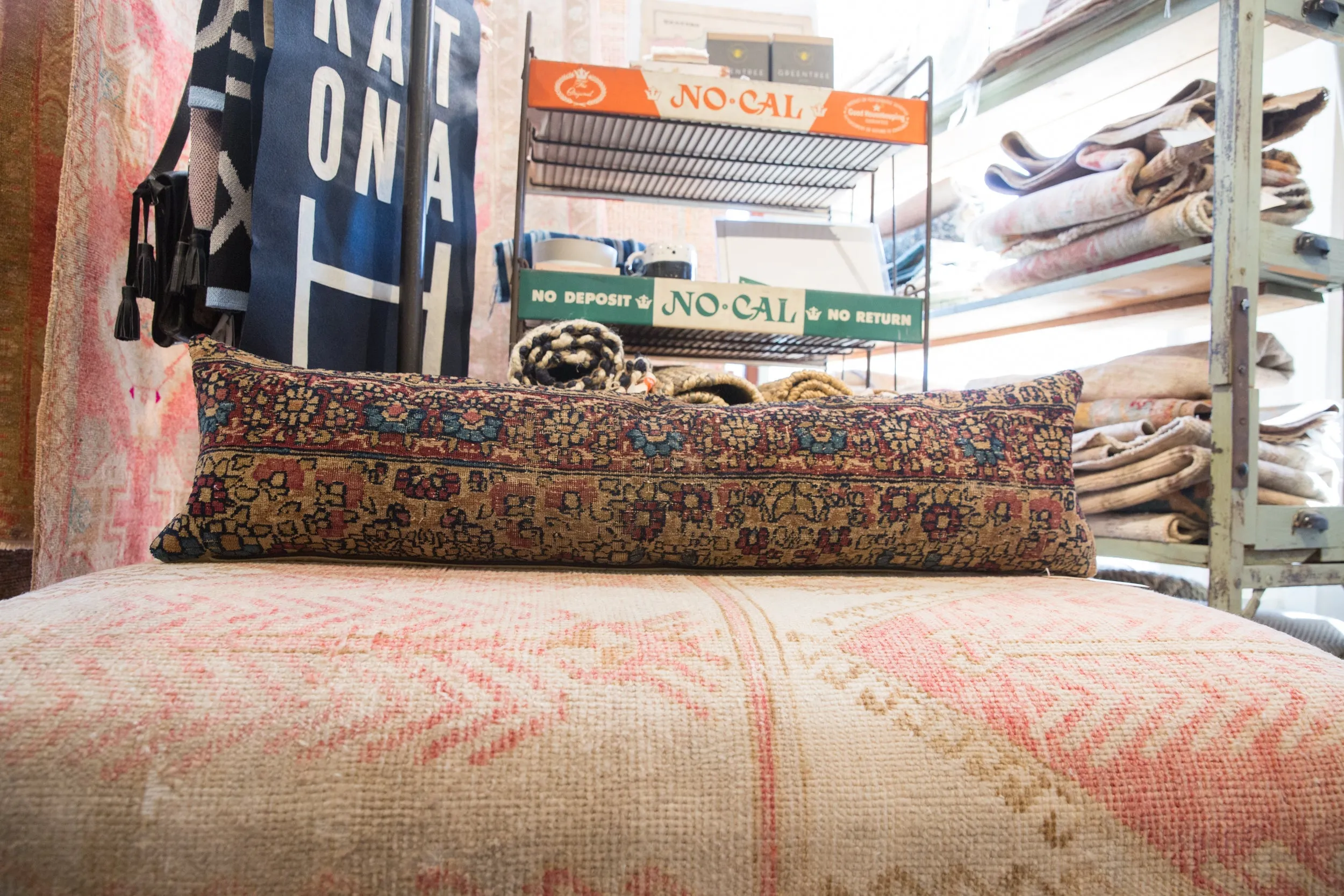 Vintage Rug Fragment Pillow