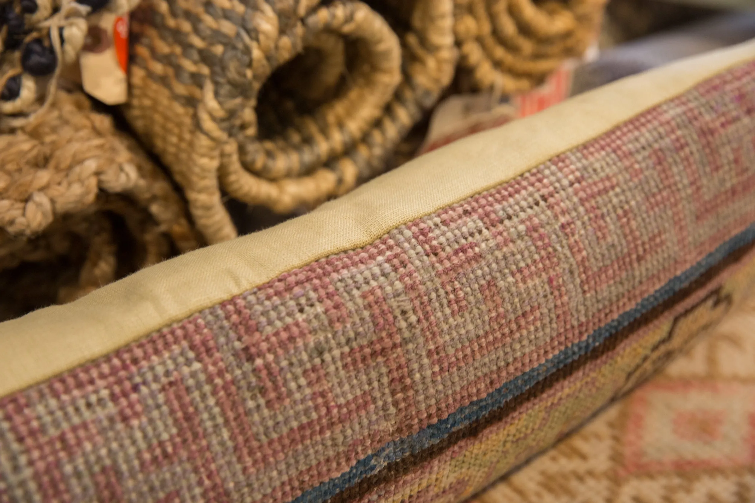 Vintage Rug Fragment Pillow