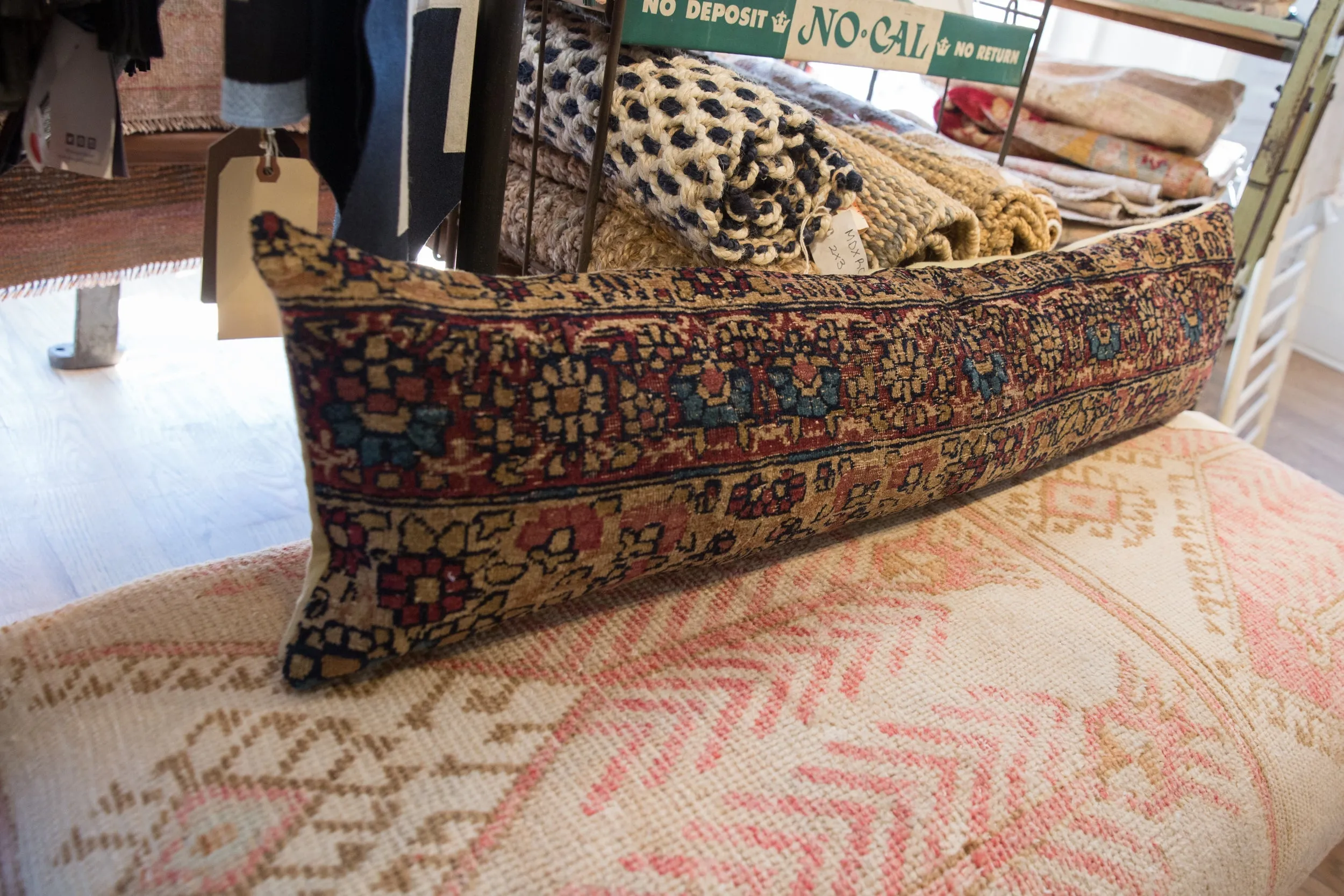 Vintage Rug Fragment Pillow