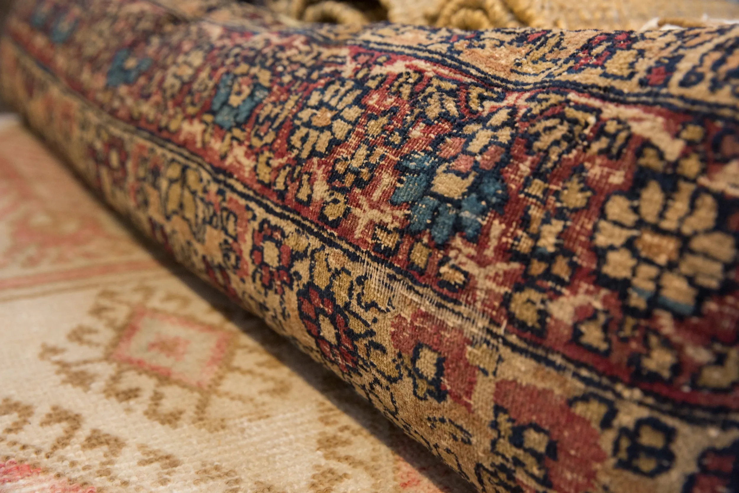 Vintage Rug Fragment Pillow