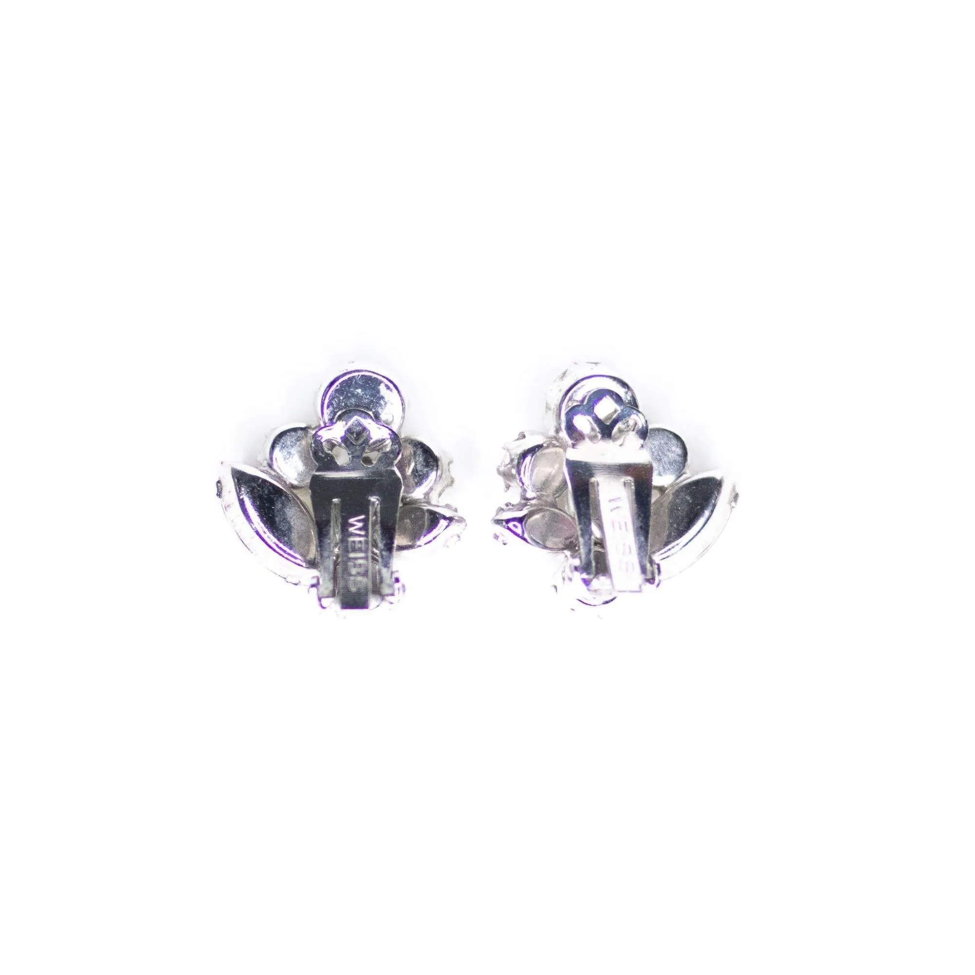Vintage Weiss Art Deco Diamante Earrings