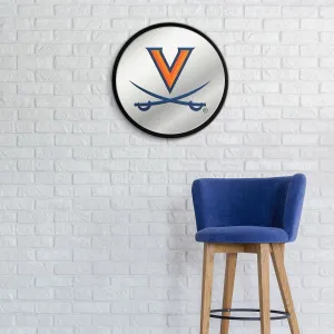 Virginia Cavaliers: Modern Disc Mirrored Wall Sign