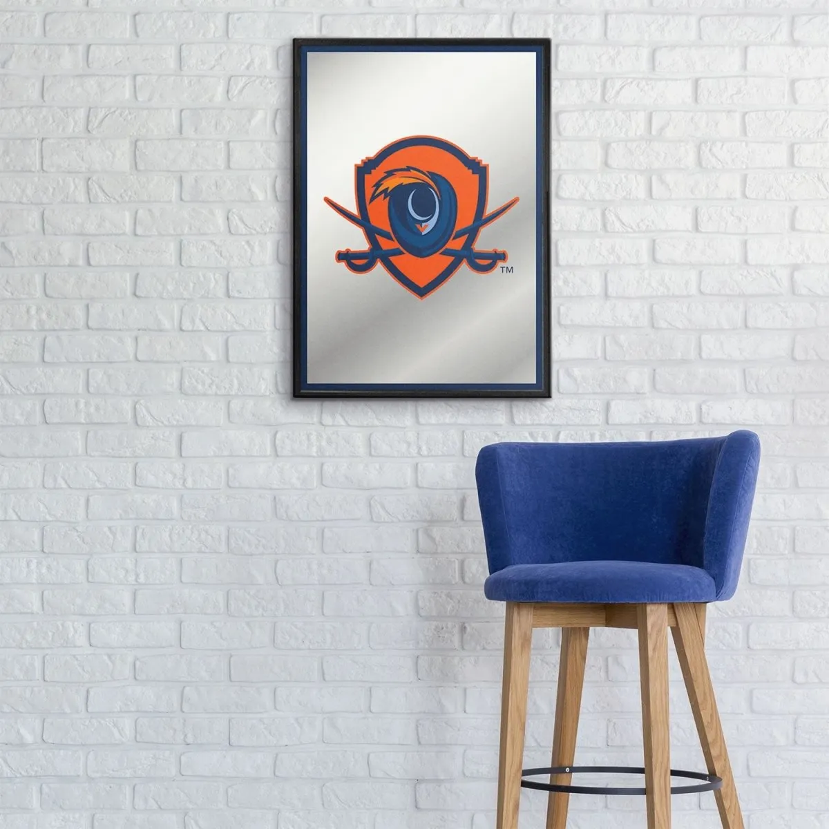 Virginia Cavaliers: Shield - Framed Mirrored Wall Sign