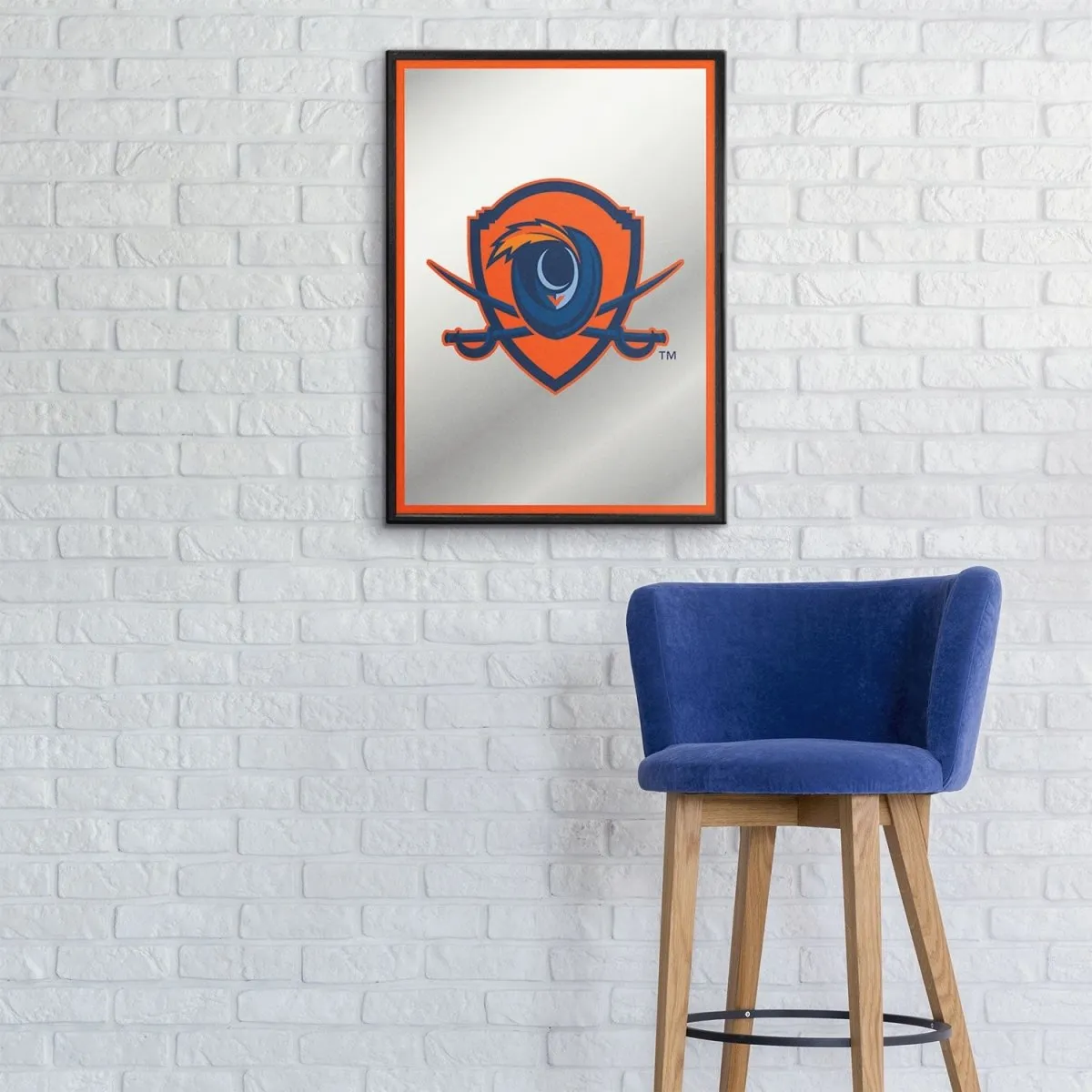 Virginia Cavaliers: Shield - Framed Mirrored Wall Sign
