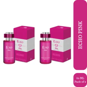 Viwa Echo Pink Perfume 60ml Each (Pack of 2)