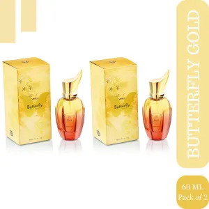 Viwa VMJ Butterfly Gold Eau De Parfum 60ml Each (Pack of 2)