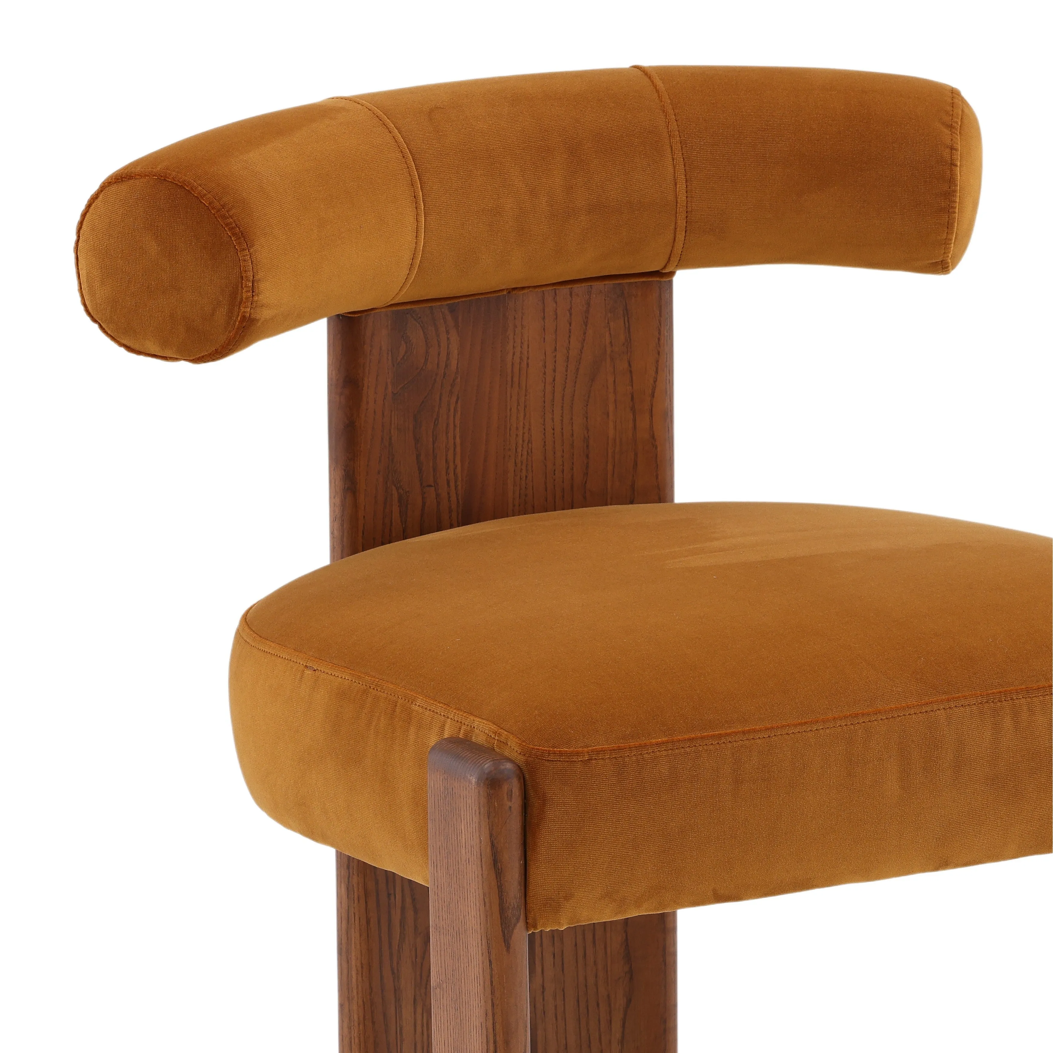 Vogue Vintage Velvet Diner Seat