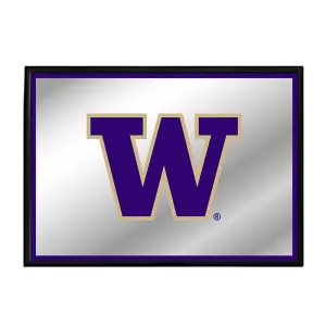 Washington Huskies: Framed Mirrored Wall Sign
