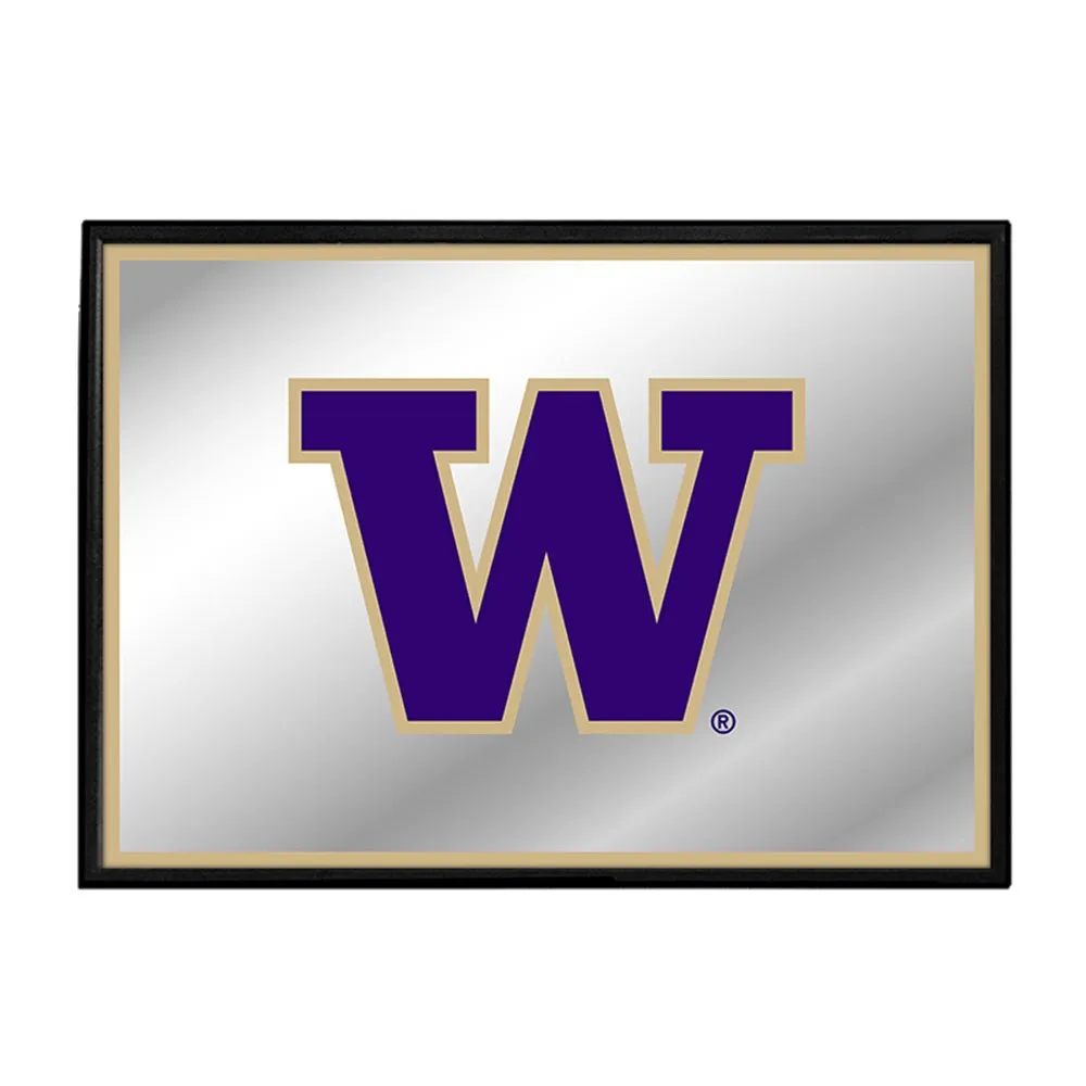 Washington Huskies: Framed Mirrored Wall Sign