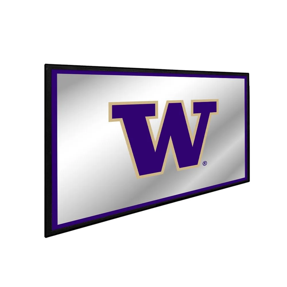 Washington Huskies: Framed Mirrored Wall Sign