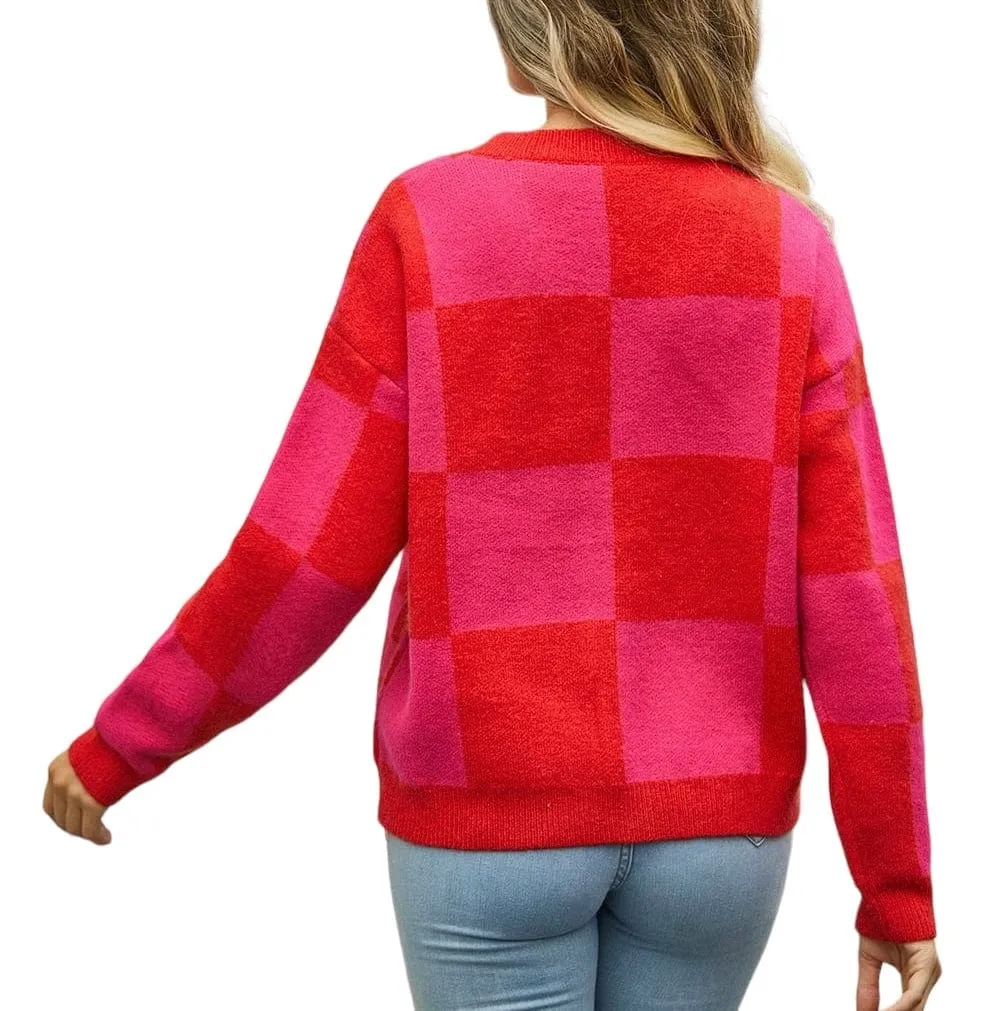 Whispering Plaid Cascade Cardigan