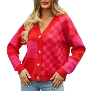 Whispering Plaid Cascade Cardigan