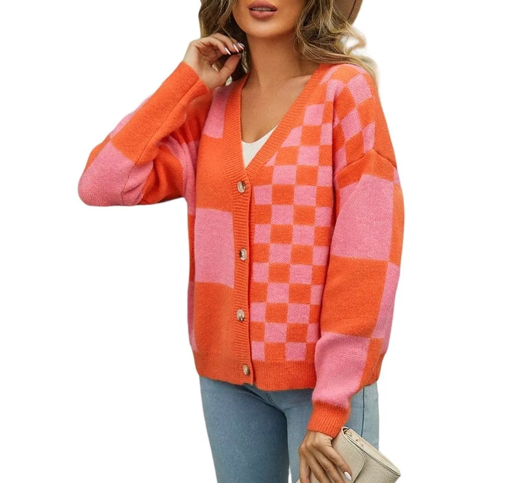 Whispering Plaid Cascade Cardigan