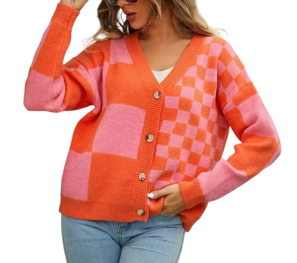 Whispering Plaid Cascade Cardigan