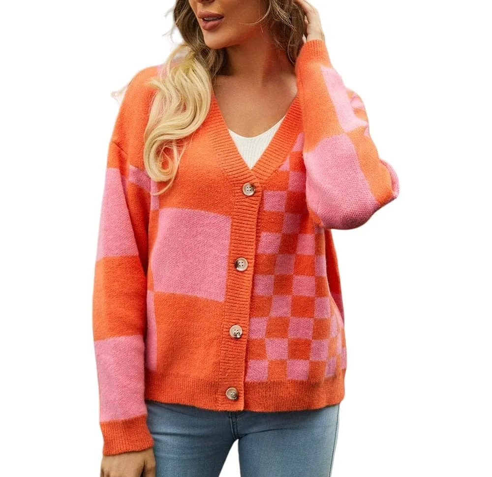 Whispering Plaid Cascade Cardigan