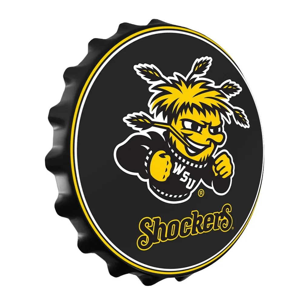Wichita State Shockers: Bottle Cap Wall Sign