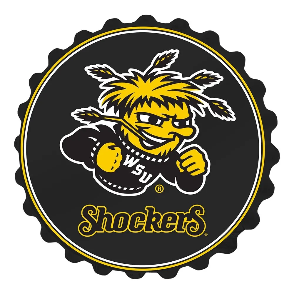 Wichita State Shockers: Bottle Cap Wall Sign