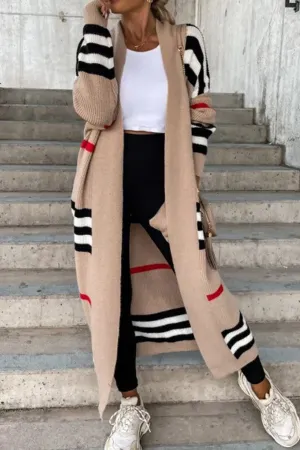 Wilma | Elegant long cardigan with open front