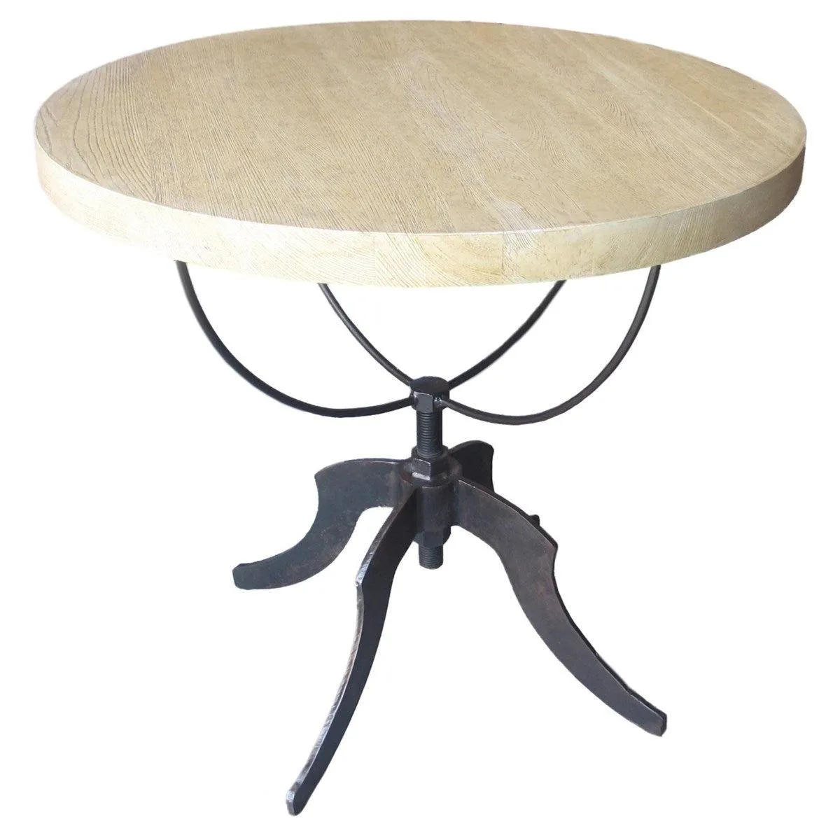 Wine Table with Adjustable Base