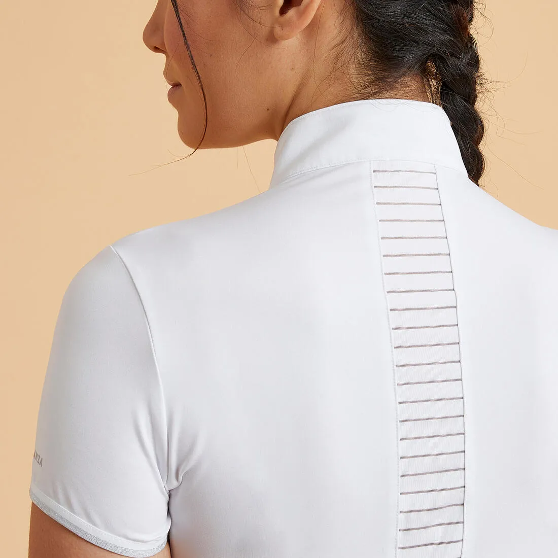 Women's Horse Riding Short-Sleeved Show Polo Shirt 500